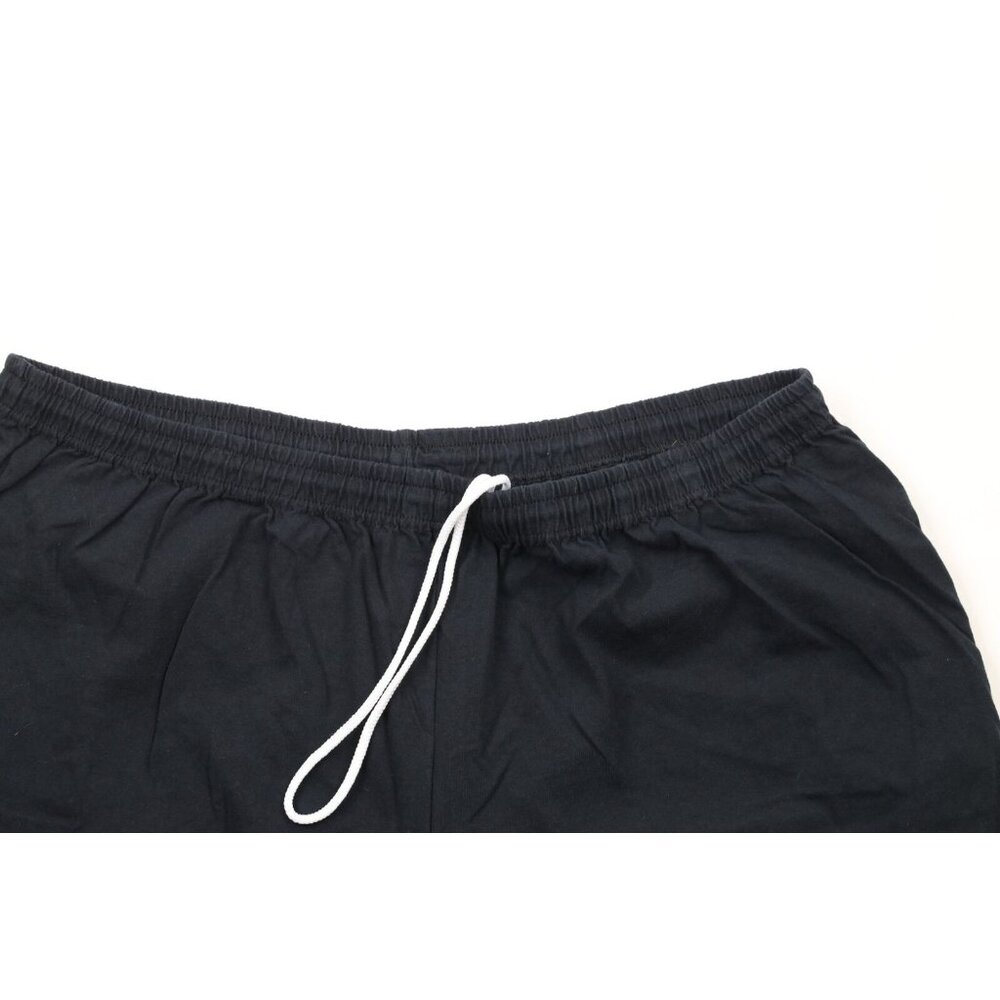 Vintage Russell Athletic Mens 3xl Faded Blank Above Knee Cotton Dad Shorts Black View 2